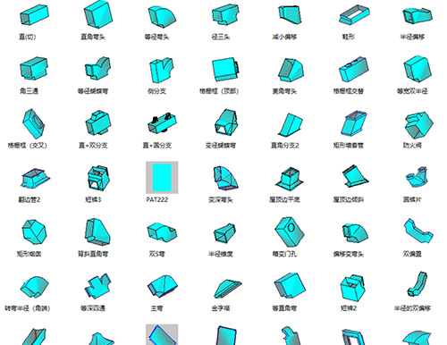 Design Graphics for phenolic air ducts