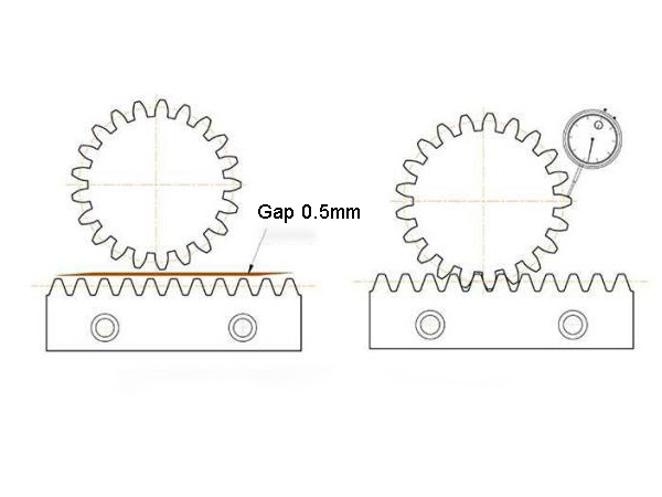 Seamless Rack and Pinion Engagement