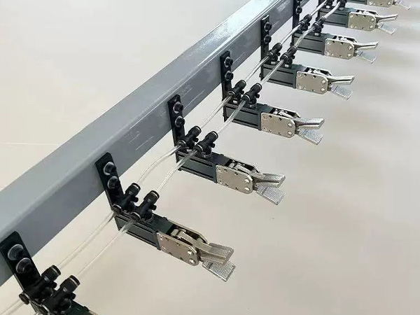 Pneumatic clamping system